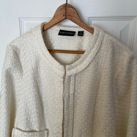 Pamela Dennis Private Client Textured Cropped Jacket Medium Classic Retro Glam - Picture 6 of 15